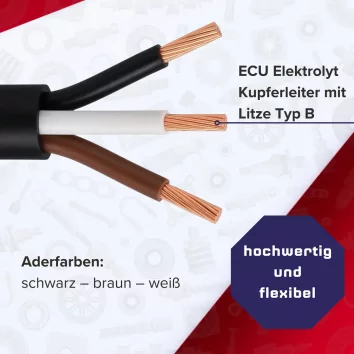 Auto Kabel 3 x 1,5 mm² FLRYy Fahrzeugleitung KfZ...