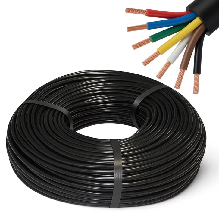 7 x 0,75 mm² Auto Kabel FLRYy Fahrzeugleitung KfZ Leitung Siebenadrig Litze