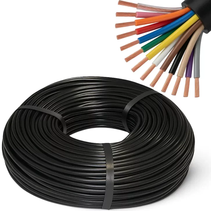 Auto Kabel 13 x 1,5 mm² Adrig FLRYy KfZ Elektro Fahrzeugleitung Anhängerkabel