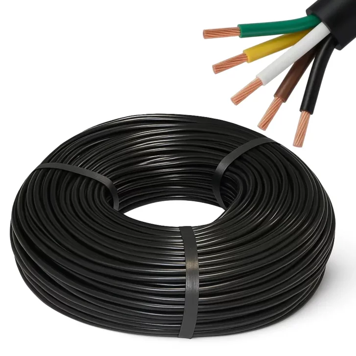 Auto Kabel 5 x 1,5 mm² FLRYy Fünfadrig Car Wire Anhänger Leitung Fahrzeugleitung