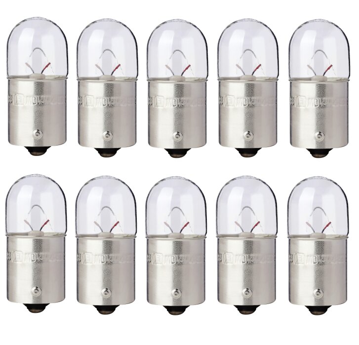 Ring R246 24V 10W R10W Bayonet Light Bulb - SCC BA15S, Incandescent, Single, Road Legal