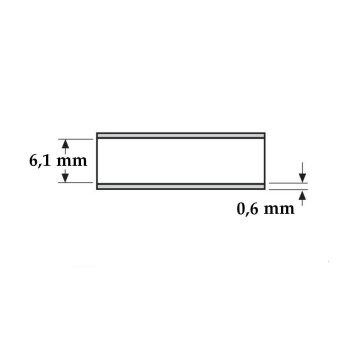 Isolierschlauch PVC Meterware 6 mm