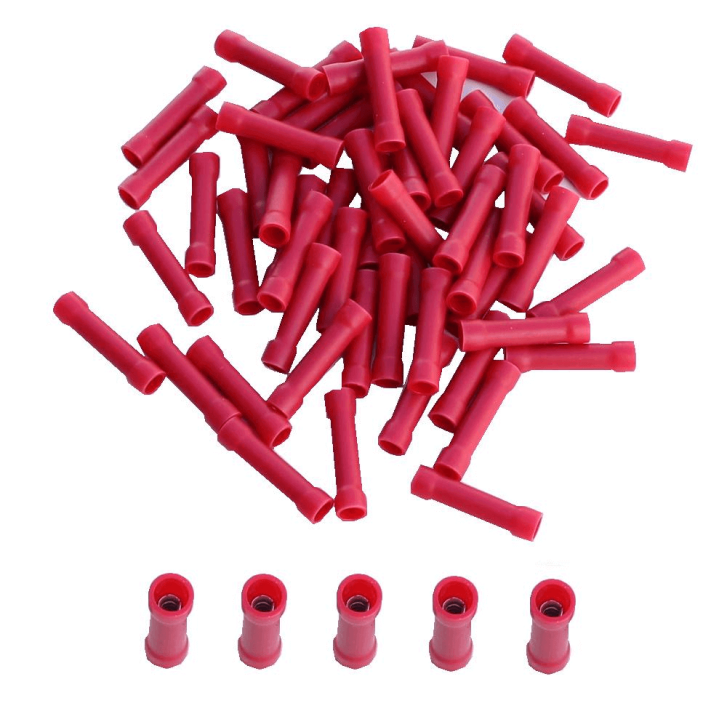 PVC Stossverbinder 0,25 - 1,5 mm² Rot 100 Stück