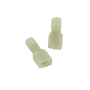 Nylon Flachstecker 2,5 - 6,0 mm² Gelb 6,3 x 0,8 mm Vollisoliert 50 Stück