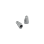25 Stück Schraub - PVC Endverbinder 0,5 - 2,5 mm² Grau
