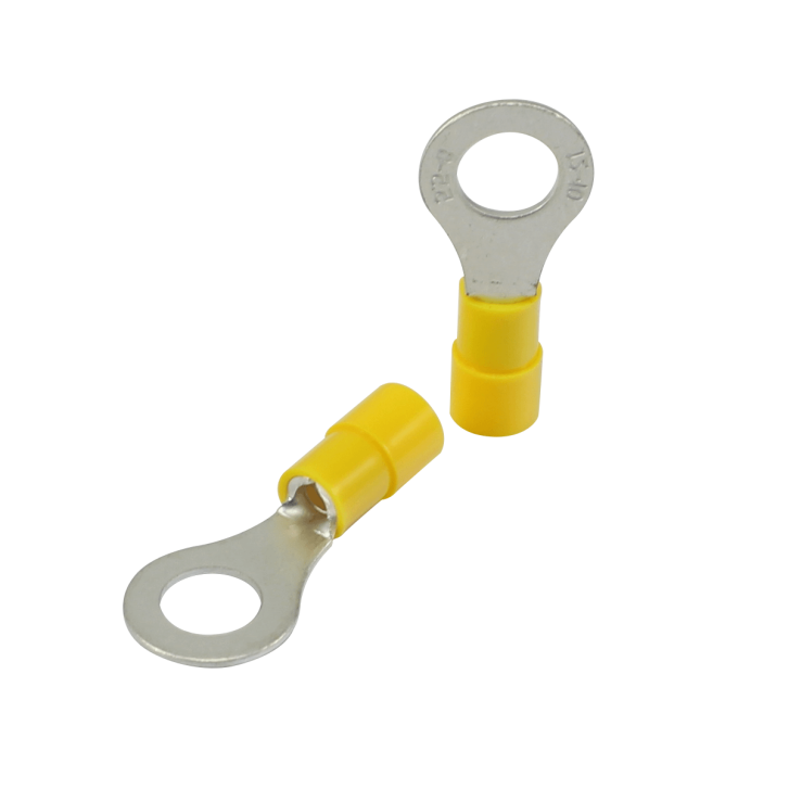 Nylon Ringkabelschuhe 4,0 - 6,0 mm² Gelb 50 Stück