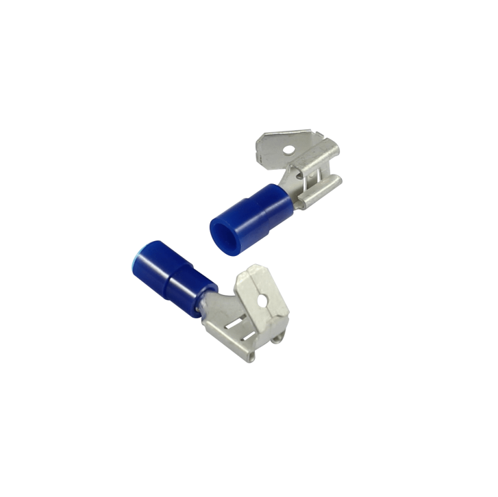 Nylon Abzweigverbinder 1,5 - 2,5 mm² Blau 6,4 x 0,8 mm 100 Stück