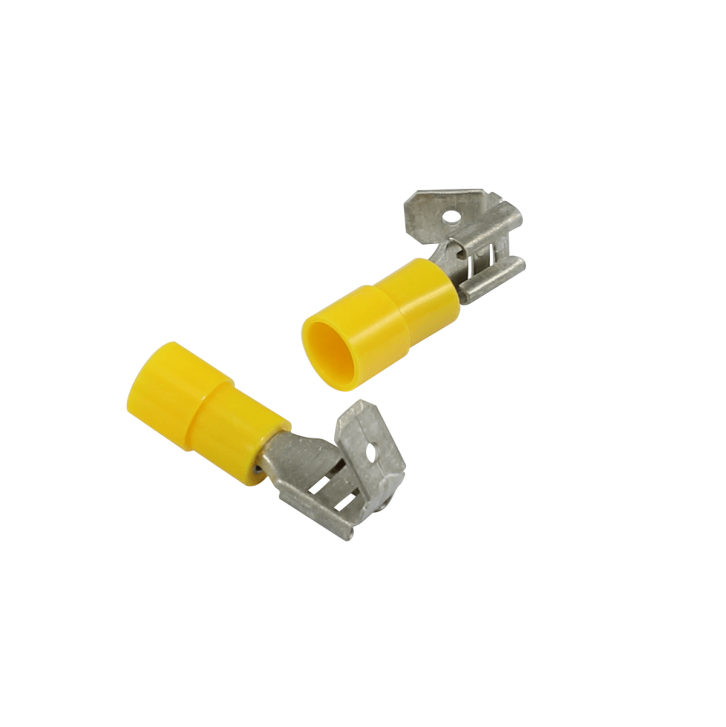 Nylon Abzweigverbinder 4,0 - 6,0 mm² Gelb 6,4 x 0,8 mm 50 Stück