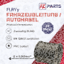 2 x 0,5 mm² FLRYy Fahrzeugleitung Rund 50 Meter auf Spule