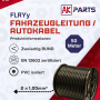 2 x 1,0 mm² FLRYy Fahrzeugleitung Rund 50 Meter auf Spule