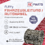 2 x 0,75 mm² FLRYy Fahrzeugleitung Rund 100 Meter auf Spule