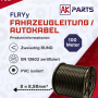 2 x 2,5 mm² FLRYy Fahrzeugleitung Rund 100 Meter auf Spule